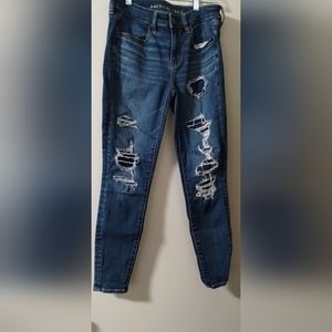 American Eagle ripped jeans